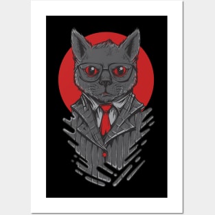 Business Cat Posters and Art